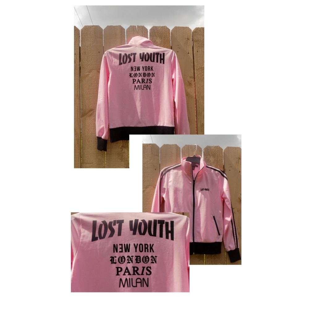 Pink Bomber Jacket - Lost Youth - H&M - S